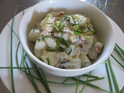 Chive And Bacon Potato Salad Recipe (2)