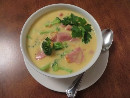 Broccoli Beer Cheese Soup With Ham Recipe