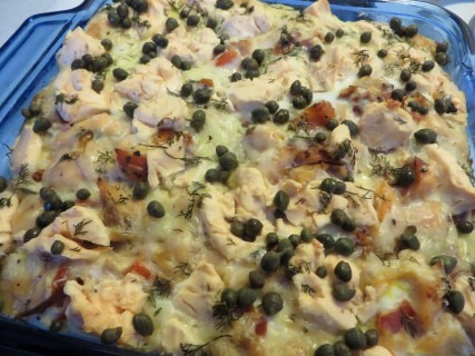 Smoked Salmon with Capers Breakfast Casserole 031 (Mobile)