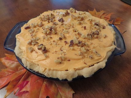 Fall Harvest Pumpkin Spice Cake Pie Recipe (9)
