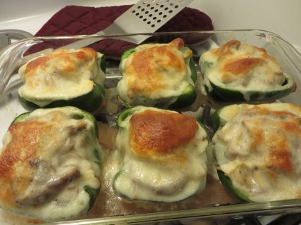Steak and Provolone Cheese Stuffed Peppers Recipe 058 (Mobile)