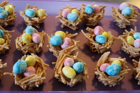 Candy Easter Egg Nests Recipe 116 (Mobile)